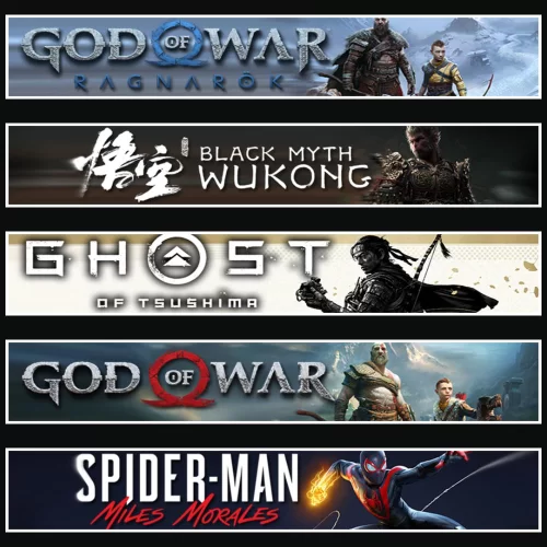  Ragnarök +Wukong +Tsushima +GOW +Miles